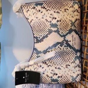 NWT Kate Spade Zippy Snake Embossed Convertible